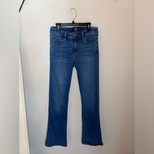 Hollister curvy mid rise boot cut Jeans